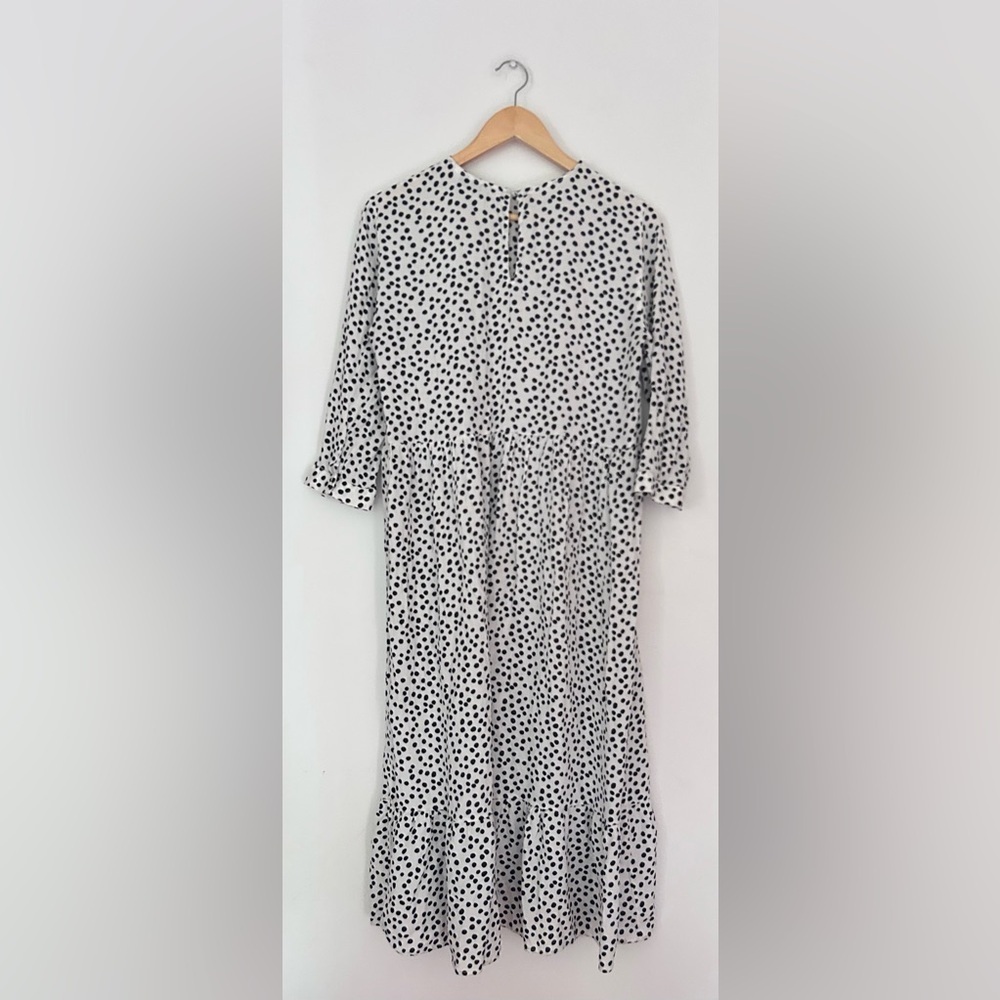 ZARA Black White Polka Dot Print
DRESS Midi bloggers favourite  Patterned viral - Picture 12 of 12